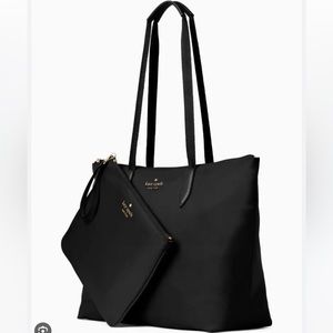 Kate Spade NWT package nylon tote black